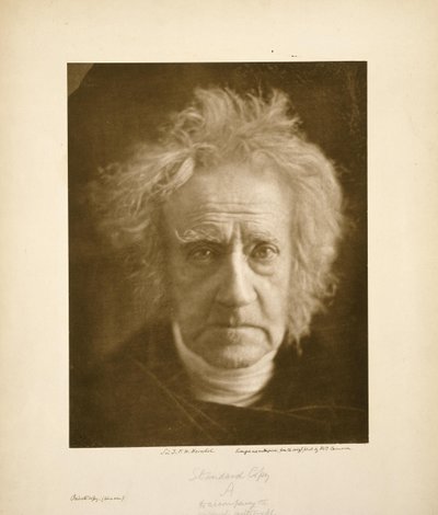 Sir John Frederick William Herschel door Julia Margaret Cameron